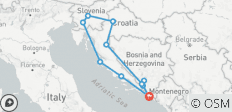  Kroatien Selbstfahrer - Von Dubrovnik nach Dubrovnik - 11 Destinationen 