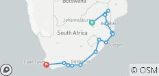  Surprise sud-africaine - 15 destinations 