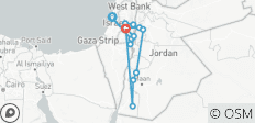  Israel, Jordanien &amp; Petra Abenteuerreise - 9 Tage - 17 Destinationen 