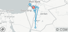  Israel, Jordan and Petra 9-Day Adventure - 14 destinations 