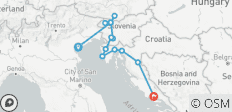  Le meilleur de l\'Autriche, de la Slovénie et de la Croatie - Circuit de 9 jours au départ de Venise - 15 destinations 