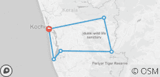  Kerala de luxe - 8 jours - 6 destinations 