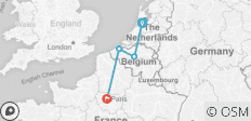  Amsterdam and Paris - 7 destinations 