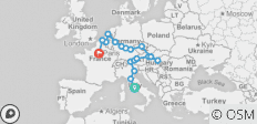  Europäische Delights (bis London) - 11 Tage - 18 Destinationen 
