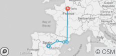  Von Madrid nach Paris - 6 Destinationen 