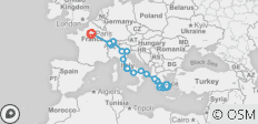  Griechenland, Italien, Schweiz und Paris Rundreise - 25 Destinationen 