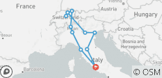 Italien und die Schweiz - 12 Destinationen 