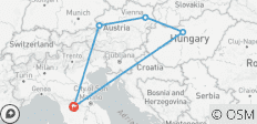  Florence naar Boedapest, Wenen &amp; Salzburg - 5 bestemmingen 