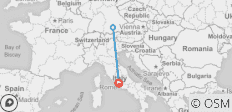  Rom nach München Oktoberfest - Camping - 4 Destinationen 