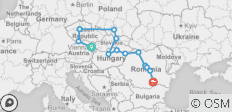  Journey through Central Europe &amp; Romania - 13 destinations 