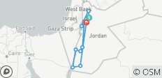  Cycle Jordan: Petra &amp; Wadi Rum - 11 destinations 