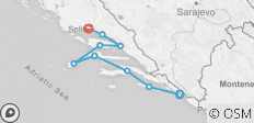  Adriatische ontdekkingsreis - vanuit Dubrovnik - premium - 8 dagen - 9 bestemmingen 