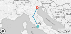  3 Nächte Rom, 2 Nächte Florenz &amp; 3 Nächte Venedig - 3 Destinationen 