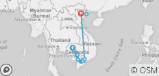  Von den Tempeln von Angkor bis zum Mekong Delta &amp; Hanoi und Halong Bay (Hafen-zu-Hafen-Kreuzfahrt) - 18 Destinationen 