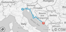  Venedig, Slowenien, Kroatien &amp; Montenegro - 8 Destinationen 