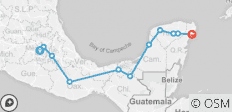 Erlebnisreise Mexiko - 11 Destinationen 