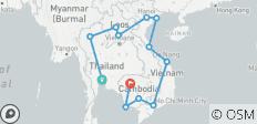  31-Day Southeast Asia Adventure: Thailand, Laos, Vietnam, and Cambodia - 12 destinations 