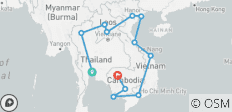  Aventure de 31 jours en Asie du Sud-Est : Thaïlande, Laos, Vietnam et Cambodge - 12 destinations 