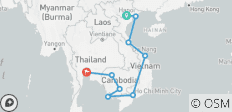  20-daags van Vietnam naar Cambodja: Hanoi, Ha Long Bay, Hoi An, Ho Chi Minh-Stad en Angkor Wat - 9 bestemmingen 