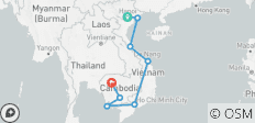  20 jours du Vietnam au Cambodge : Hanoi, baie d\'Ha Long, Hoi An, Ho Chi Minh Ville et Angkor Wat - 8 destinations 