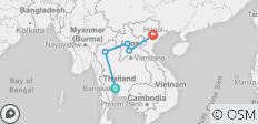  Thailand nach Laos in zwei Wochen - 5 Destinationen 