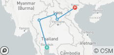  Tailandia y Laos de Bangkok a Hanoi en dos semanas - 5 destinos 