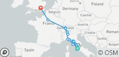  Flavours of Europe (Classic, End London) - 15 destinations 