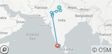  Le patrimoine du Rajasthan et la magie du Kerala - Inde du Nord et du Sud - 12 destinations 