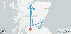  Scotland in a Week (Classic, Winter, 6 Days) - 8 destinations 