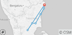  Highlights of Tamil Nadu - South India - 7 destinations 
