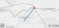  Chobe Nationalpark Kurzurlaub - 3 Destinationen 