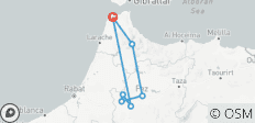  Circuit de 3 jours de l\'Espagne au Maroc - 7 destinations 