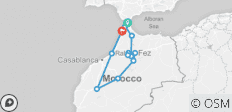  Marokko (von Spanien) - 6 Tage - 12 Destinationen 