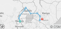  Gorillas &amp; Masai Mara - Camping Reverse - 10 destinations 