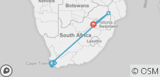  Spectacular South Africa (Small Groups, Base, 9 Days) - 13 destinations 