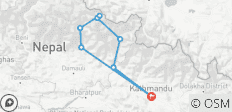  Manaslu Circuit Trekkingreise - 8 Destinationen 