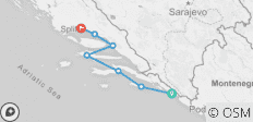  CROATIA SAIL - Dubrovnik to Split (The Northern Explorer) - 7 destinations 