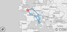  European Discovery (Summer, Start London, 12 Days) - 13 destinations 
