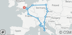  European Encounter (Winter, Start London, Classic) - 21 destinations 