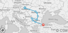  Von Budapest nach Istanbul mit dem Zug - 9 Destinationen 