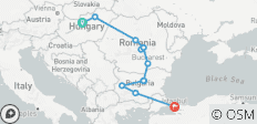  Budapest to Istanbul - 13 destinations 