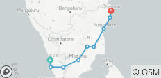  Magical Kerala with Enchanting Tamil Nadu - South India - 9 destinations 
