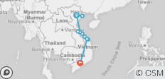  Höhepunkte Vietnams - 10 Destinationen 
