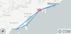  De Franse Rivièra - Monaco-Monte Carlo, Cannes, Nice, Antibes - 7 bestemmingen 