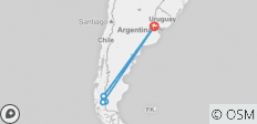  Höhepunkte von Patagonien - 5 Destinationen 
