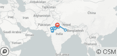  Rajasthan Rundreise entlang des Ganges - 15 Destinationen 