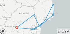  Kruger y Mozambique - Alojamiento 2025 - 10 destinos 