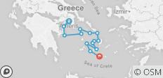  Sailing Greece - Athens to Santorini - 14 destinations 
