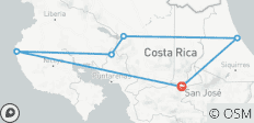  Die Essenz Costa Ricas – Reisepaket mit Guanacaste - 6 Destinationen 