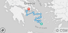  Sailing Greece - Santorini to Athens - 15 destinations 